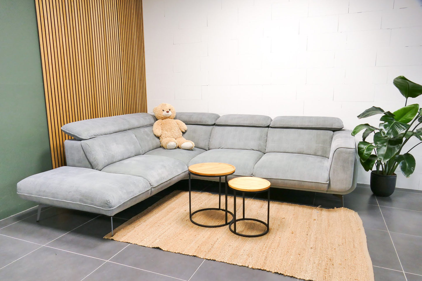 Refurbished Hoekbank Xooon Volare Mintgroen grijs