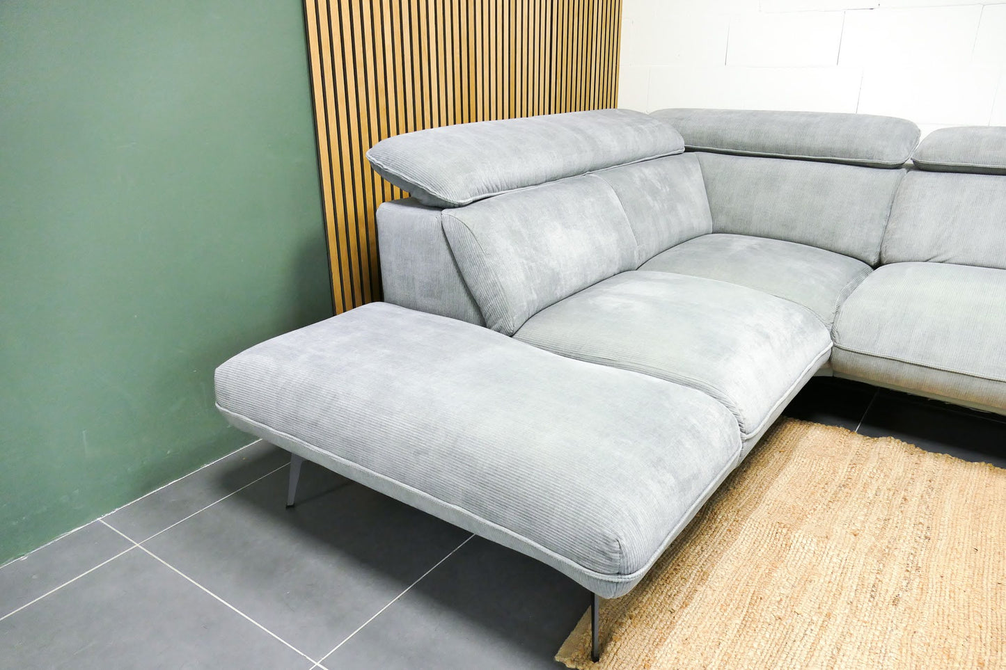 Refurbished Hoekbank Xooon Volare Mintgroen grijs