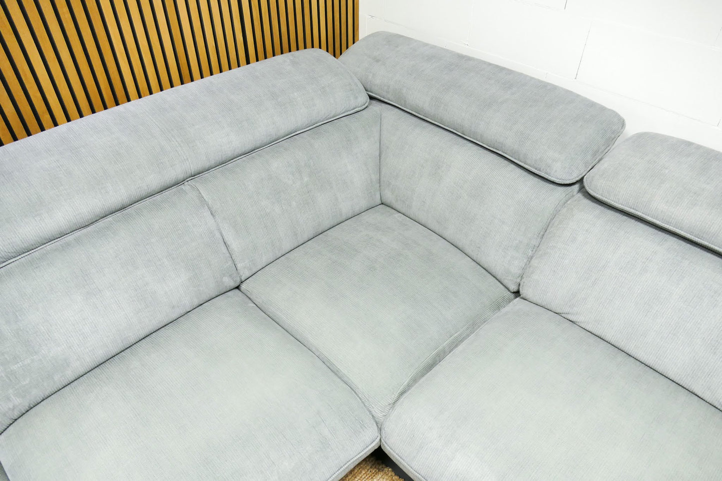 Refurbished Hoekbank Xooon Volare Mintgroen grijs