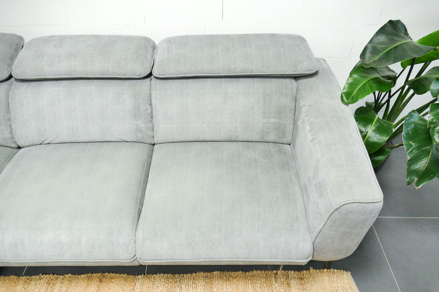 Refurbished Hoekbank Xooon Volare Mintgroen grijs