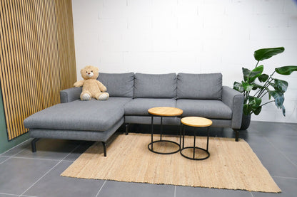 Refurbished Moderne Chaise Longue Antraciet