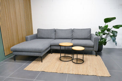 Refurbished Moderne Chaise Longue Antraciet