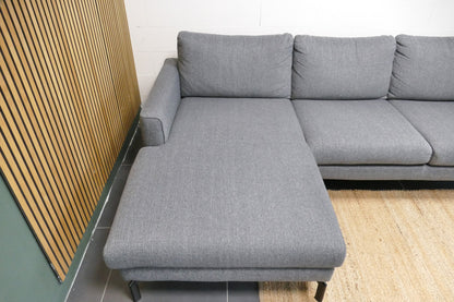 Refurbished Moderne Chaise Longue Antraciet