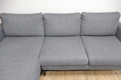 Refurbished Moderne Chaise Longue Antraciet