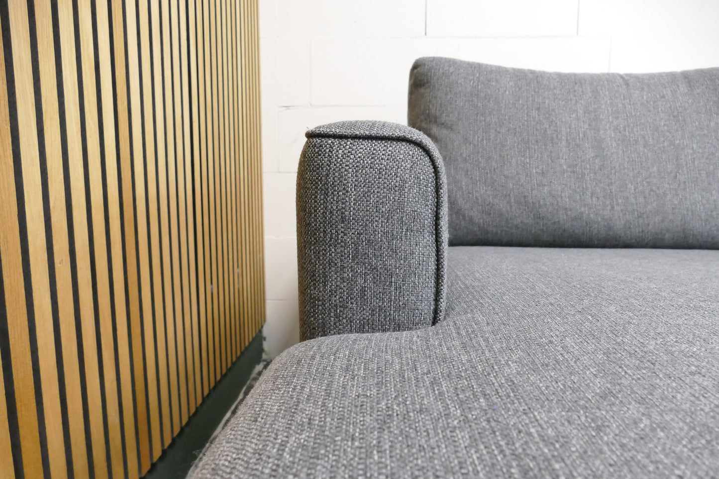 Refurbished Moderne Chaise Longue Antraciet