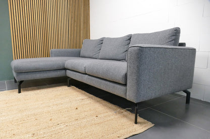 Refurbished Moderne Chaise Longue Antraciet