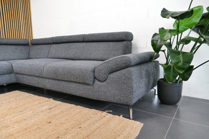 Refurbished Montel Hoekbank Chicago Antraciet
