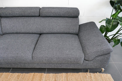 Refurbished Montel Hoekbank Chicago Antraciet