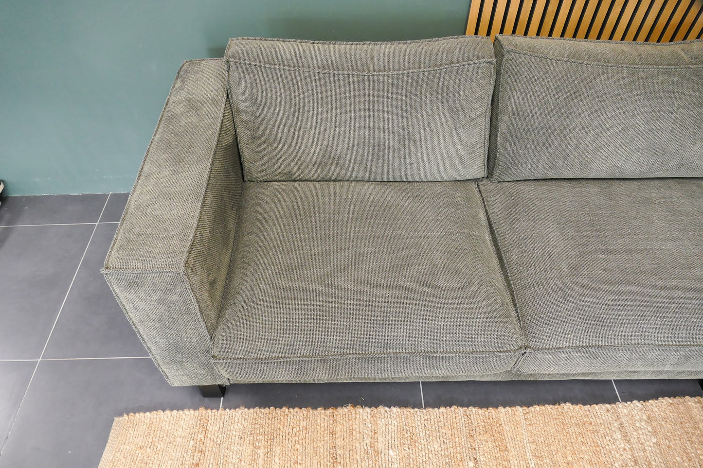 Refurbished Pronto Hoekbank Groen