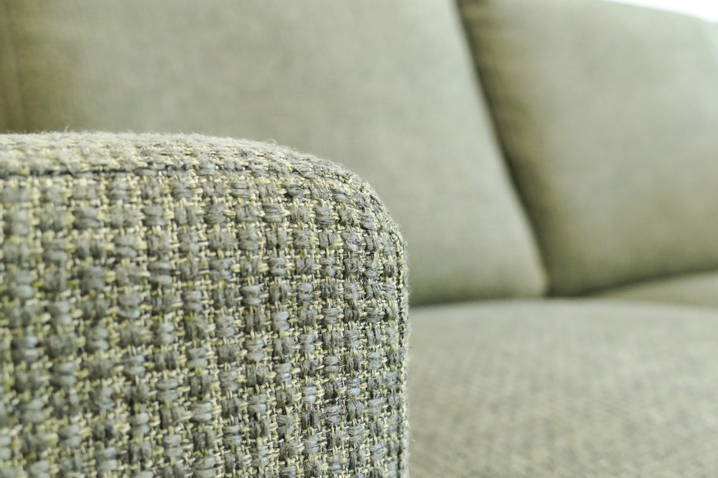 Refurbished Kleine Hoekbank Groen Pronto