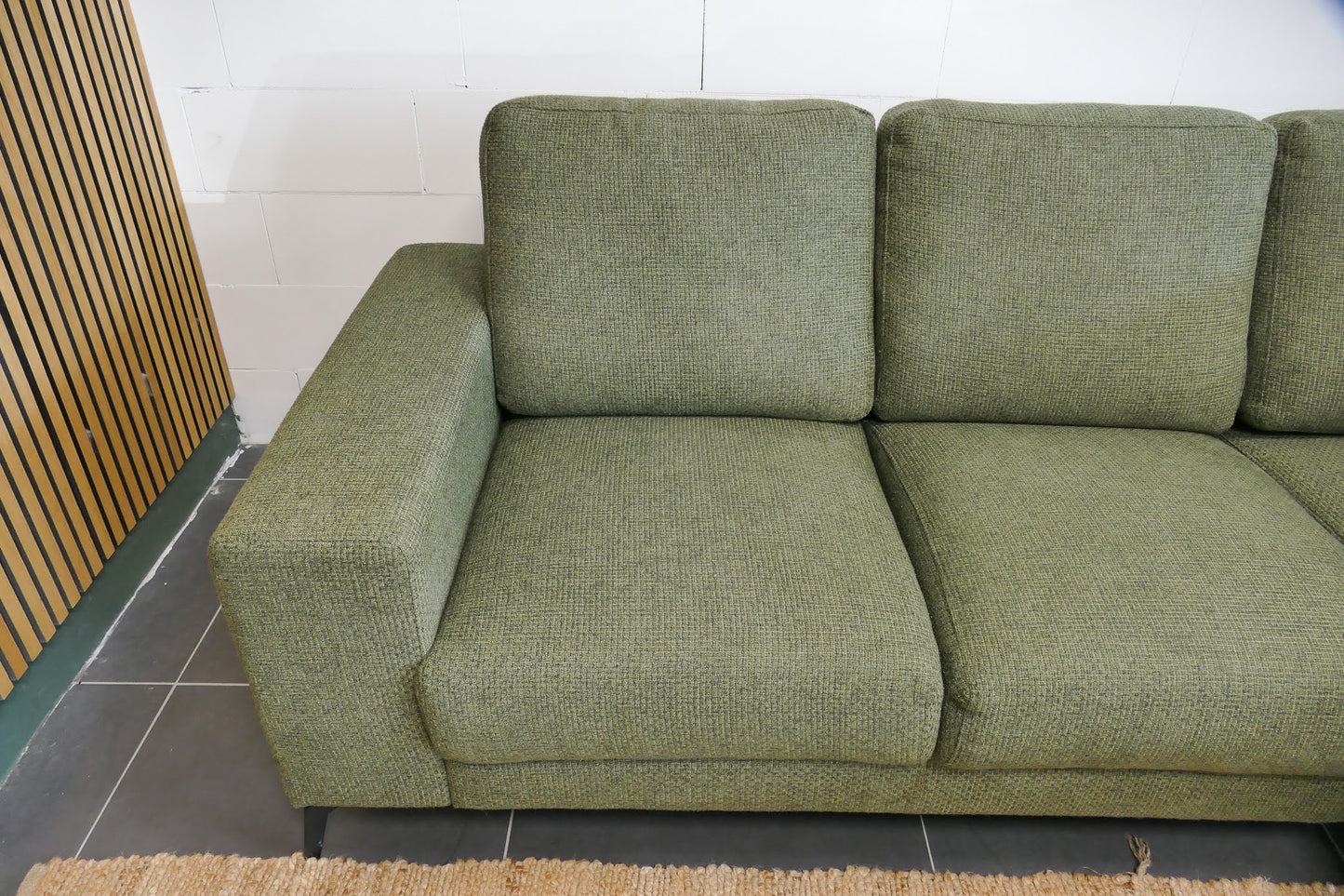 Refurbished Kleine Hoekbank Groen Pronto