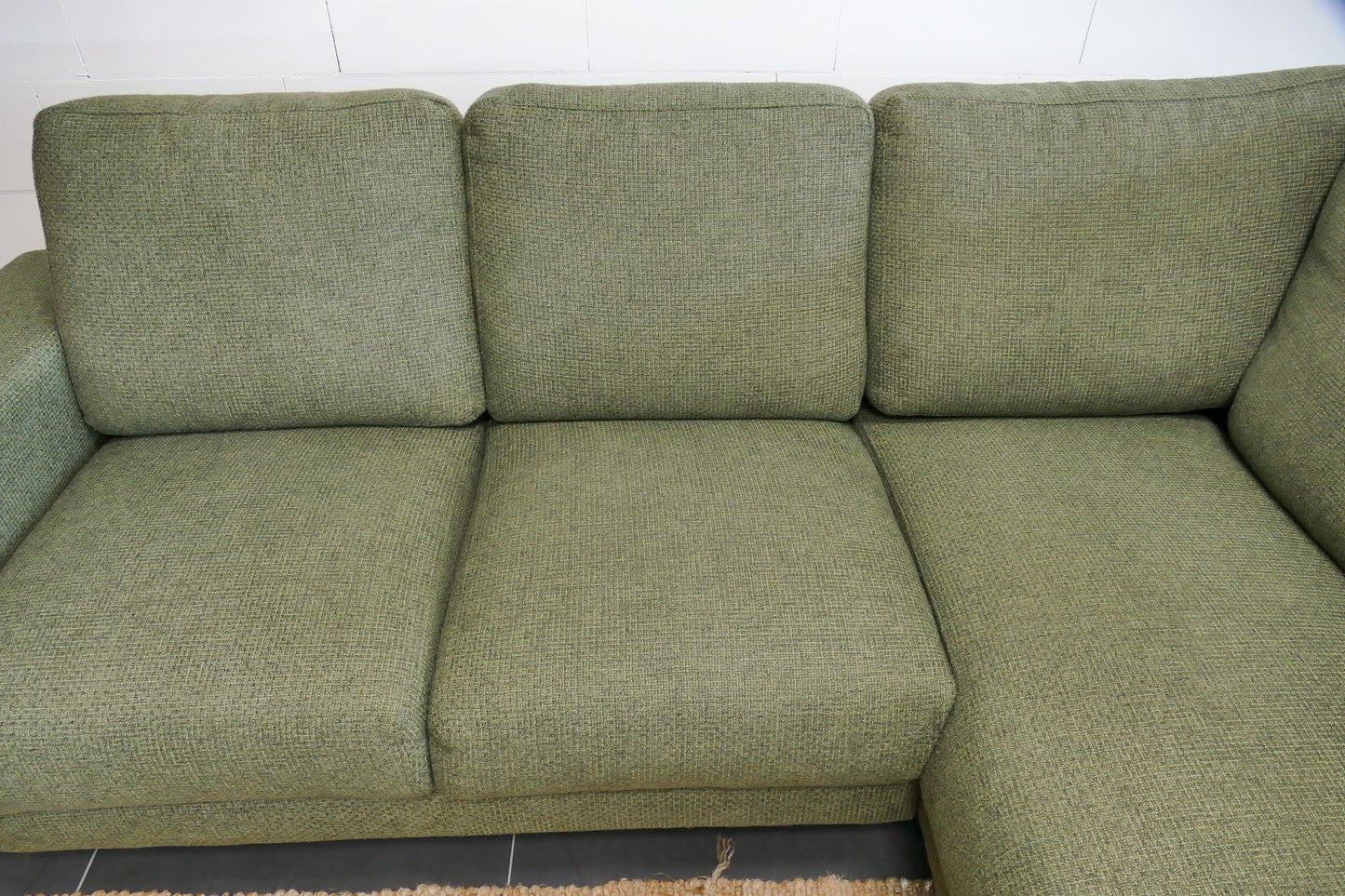 Refurbished Kleine Hoekbank Groen Pronto