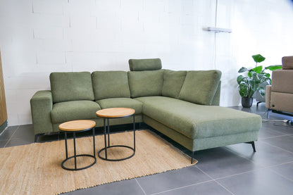 Refurbished Kleine Hoekbank Groen Pronto