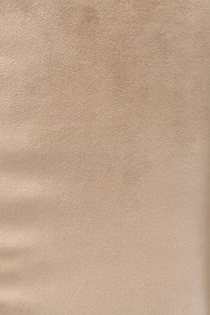 Grote Velvet Hoekbank Zitmaxx Camel Bruin