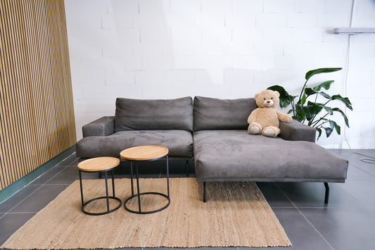 Refurbished Kleine Chaise Longue Antraciet Zitmaxx