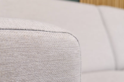 Refurbished Moderne Hoekbank Beige Ecru