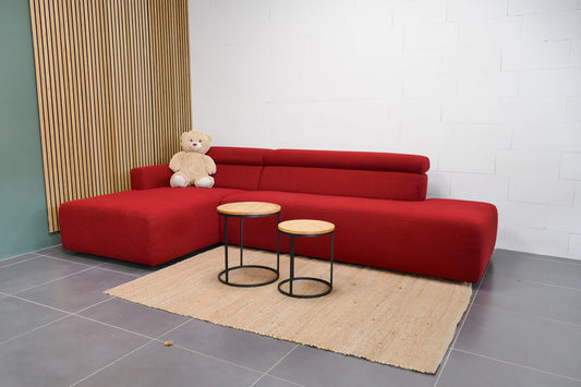 Refurbished Montel Pepper Lounge bank Rood