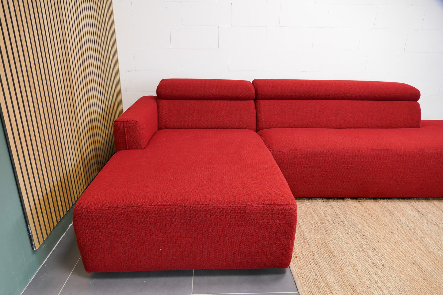 Refurbished Montel Pepper Lounge bank Rood