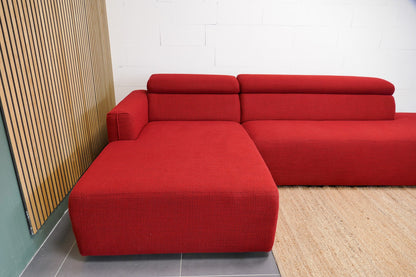 Refurbished Montel Pepper Lounge bank Rood