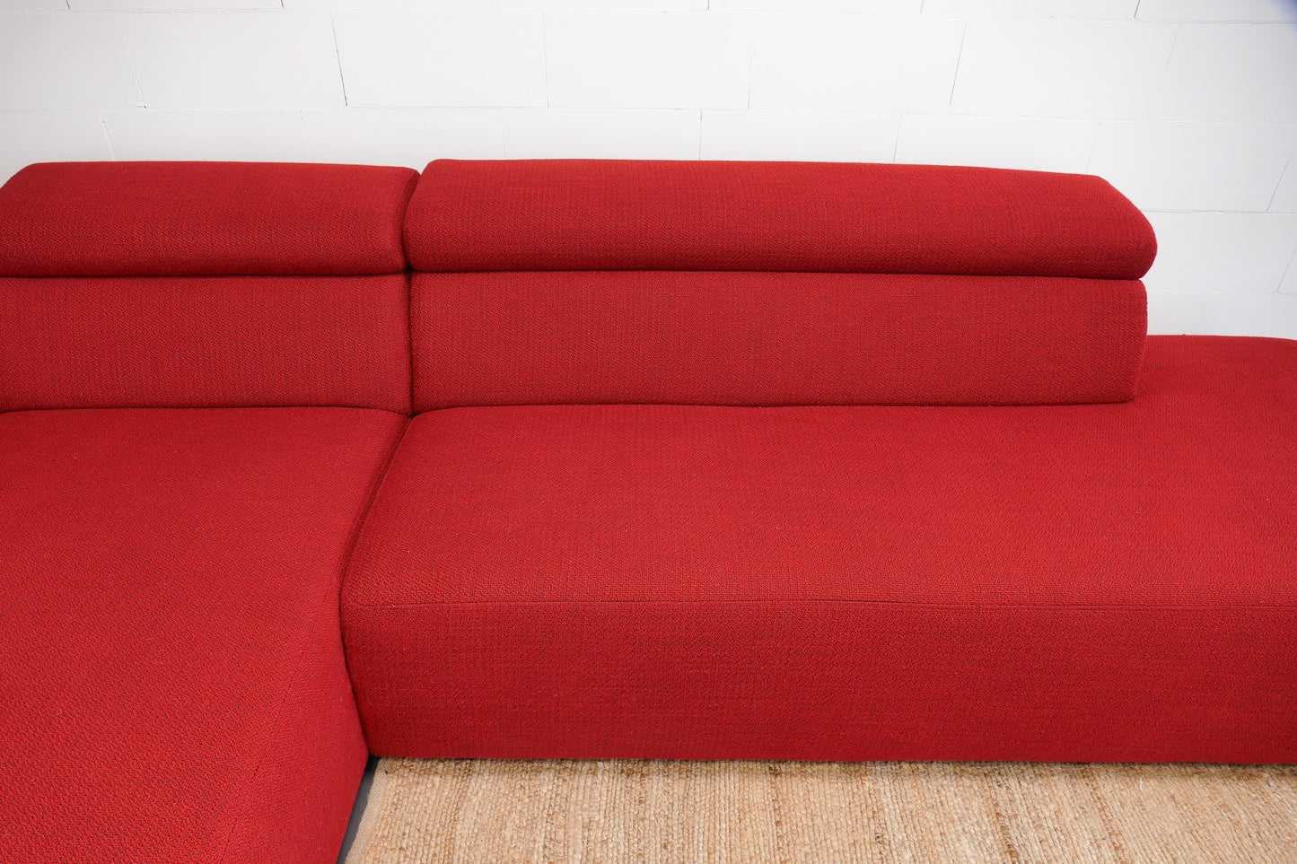 Refurbished Montel Pepper Lounge bank Rood