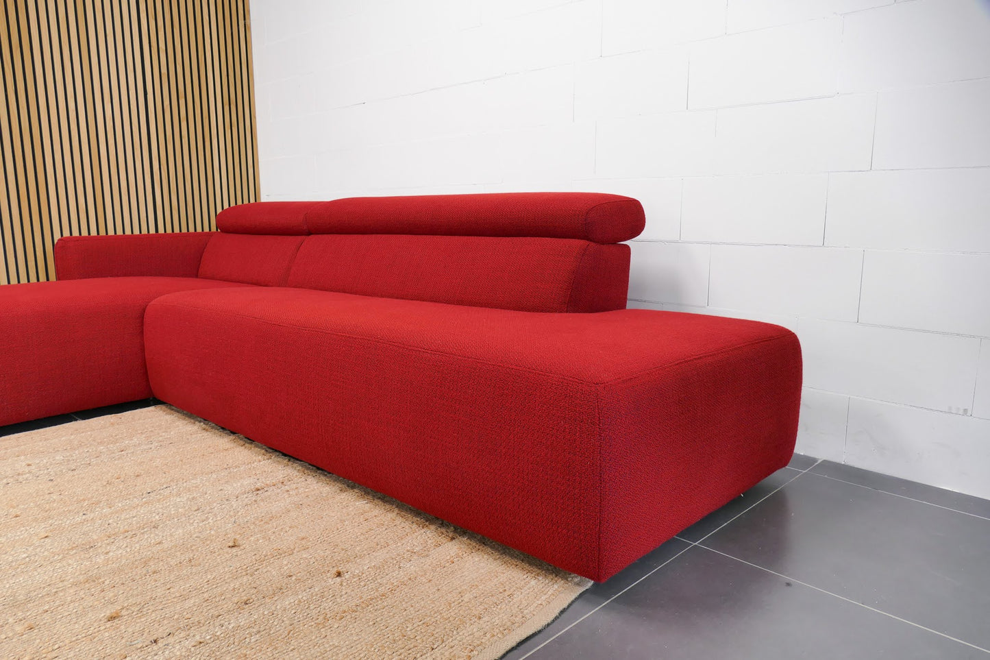 Refurbished Montel Pepper Lounge bank Rood