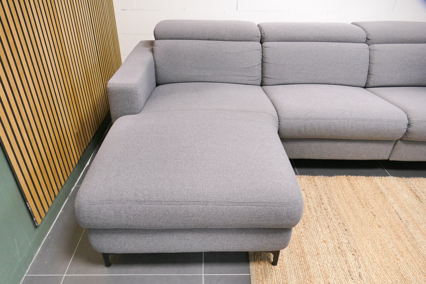 Refurbished Montel Chaise Longue Riva Grijs