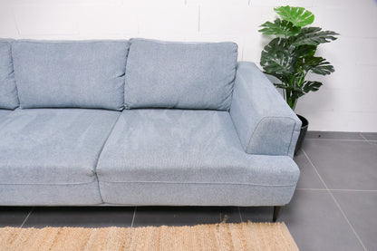 Refurbished De Bommel Hoekbank Lichtblauw
