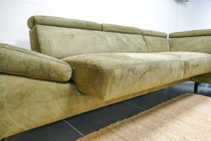 Refurbished Montel Hoekbank Modena Mosgroen