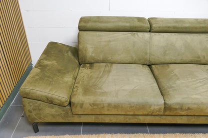 Refurbished Montel Hoekbank Modena Mosgroen