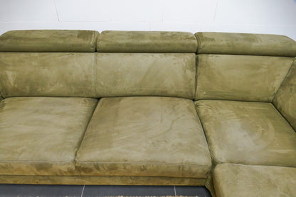 Refurbished Montel Hoekbank Modena Mosgroen