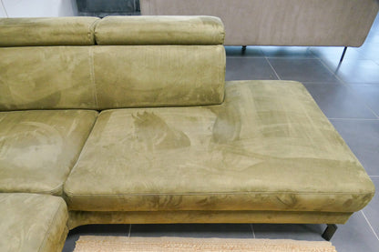 Refurbished Montel Hoekbank Modena Mosgroen