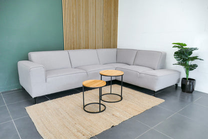 Refurbished Loods 5 Hoekbank Lot Taupe