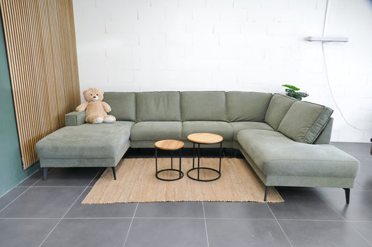 Refurbished Grote Haco U-bank Groen