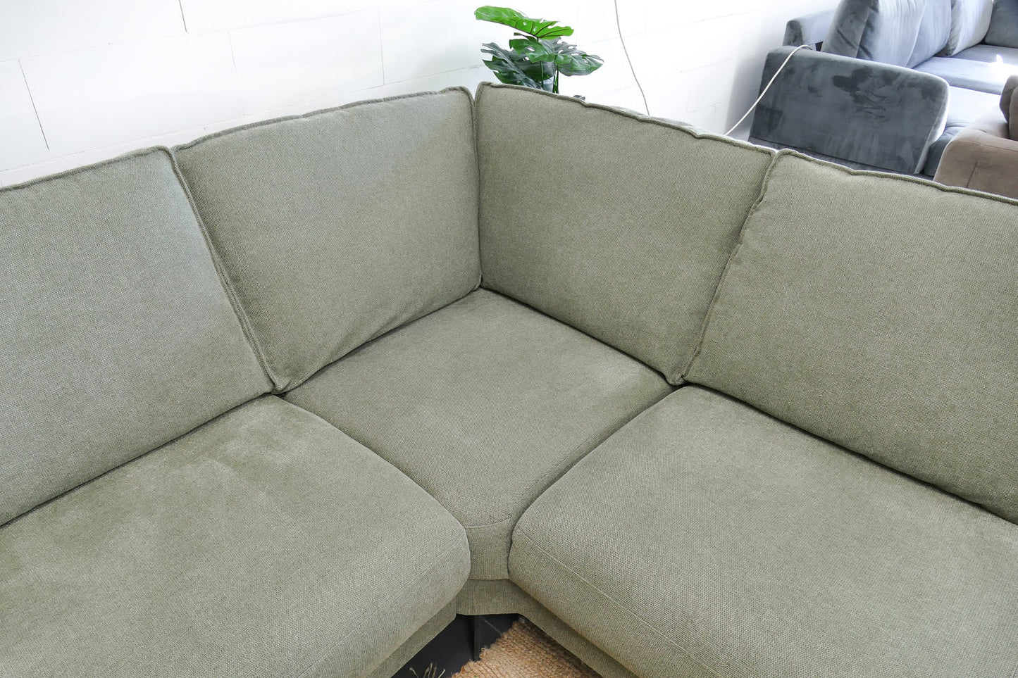 Refurbished Grote Haco U-bank Groen