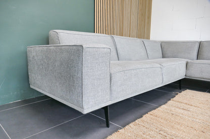 Refurbished Cartel Living Hoekbank Nomad Lichtgrijs