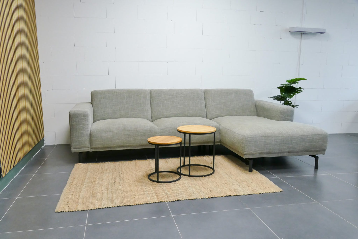 Refurbished Montel Star Chaise Longue Groen
