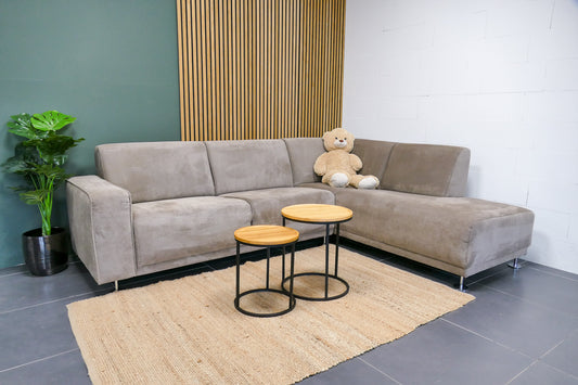 Refurbished Hoekbank Taupe Sanders Wonen