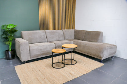 Refurbished Hoekbank Taupe Sanders Wonen