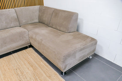 Refurbished Hoekbank Taupe Sanders Wonen