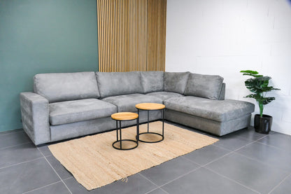 Refurbished Urban Sofa hoekbank Microvezel grijs