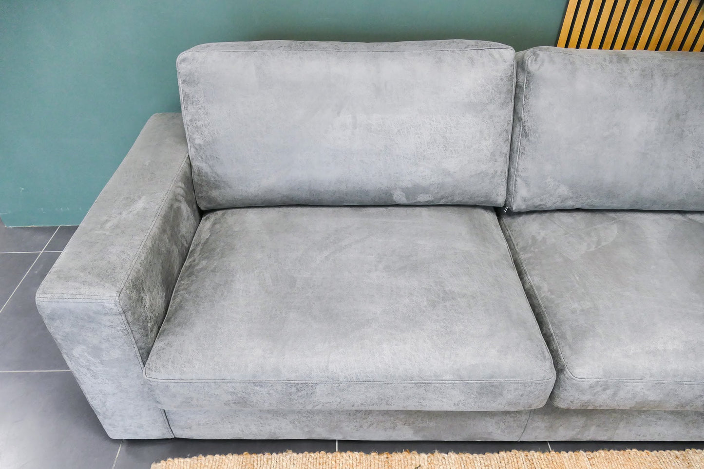 Refurbished Urban Sofa hoekbank Microvezel grijs