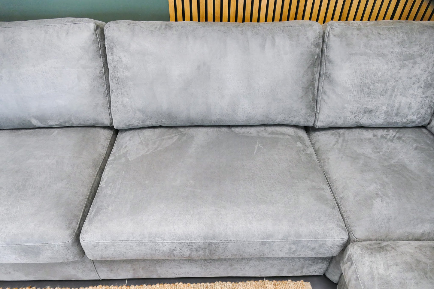 Refurbished Urban Sofa hoekbank Microvezel grijs