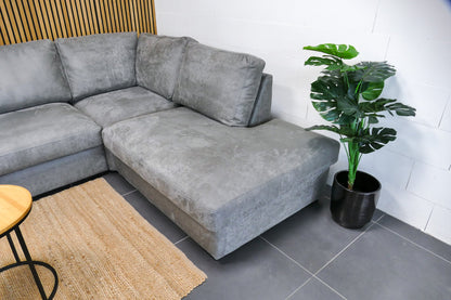 Refurbished Urban Sofa hoekbank Microvezel grijs