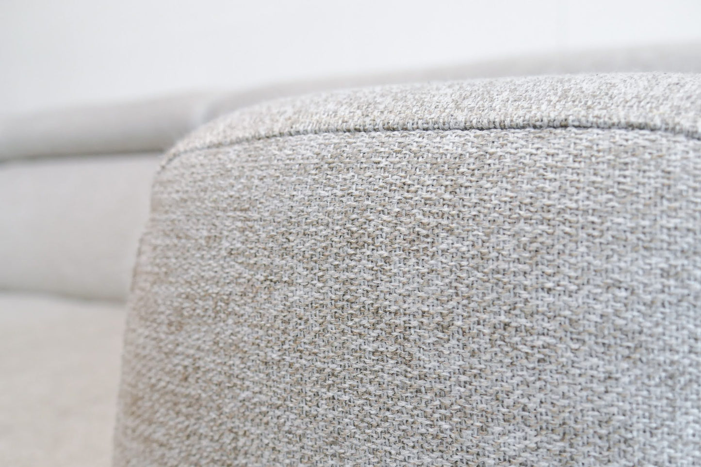 Refurbished Beige Hoekbank Elektrisch Verstelbaar