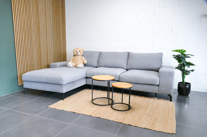 Refurbished Montel Chaise Longue monza lichtgrijs