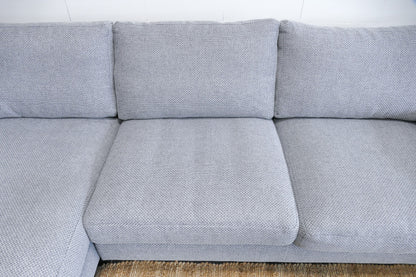 Refurbished Montel Chaise Longue monza lichtgrijs