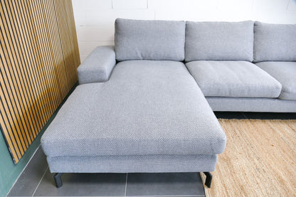 Refurbished Montel Chaise Longue monza lichtgrijs