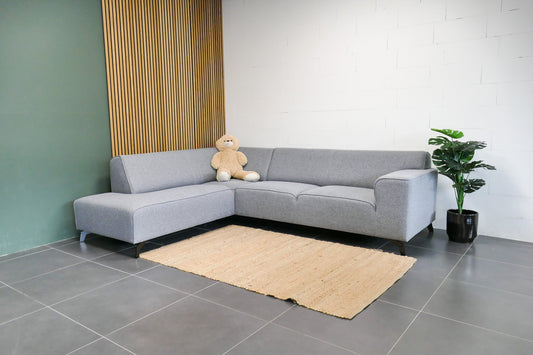 Refurbished Moderne Hoekbank Sanders grijs