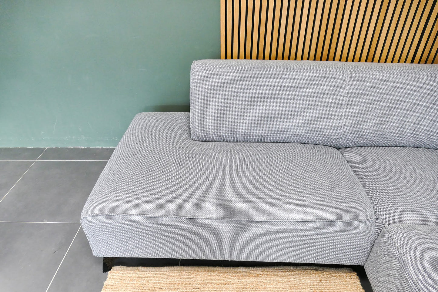 Refurbished Moderne Hoekbank Sanders grijs