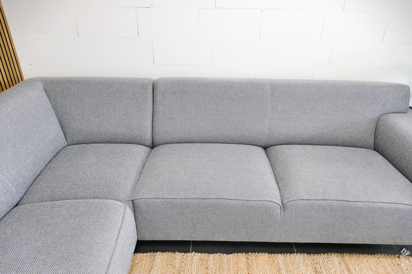 Refurbished Moderne Hoekbank Sanders grijs